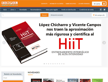 Tablet Screenshot of libreriadeportiva.com